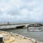 The Sangupiddy Bridge on the Navathkuli-Karativu-Mannar Highway connecting Pooneryn Peninsula and Jaffna district, in Jaffna district, Sri Lanka, on Monday, Oct. 24, 2022. Northern Sri Lanka, an impoverished, remote area within striking distance of Indias southern tip is where Gautam Adani -- the Indian billionaire who is Asias richest man plans to build renewable power plants, thrusting him into the heart of an international political clash. Photographer: Jonathan Wijayaratne/Bloomberg via Getty Images